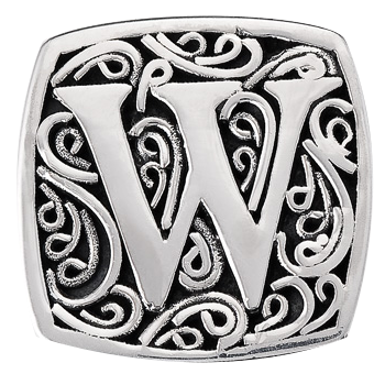 "W is for Wow Factor" slide charm