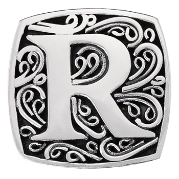 "R is for Radiant" slide charm