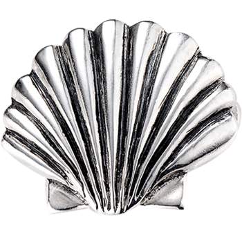 "Seashell" slide charm