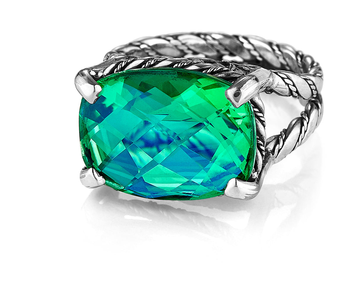 moxie cushion rectangle ring