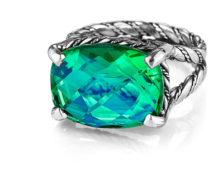 moxie cushion rectangle ring