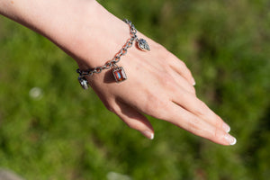 Harlequin Charm bracelet
