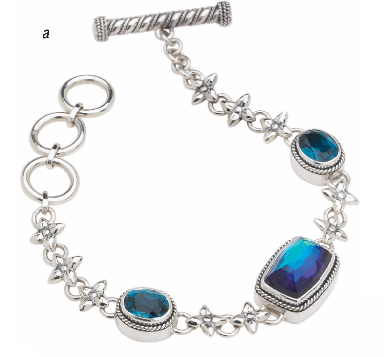 Holly Yashi Sonoma Peacock Bracelet 054-00153 - DJ's Jewelry | DJ's Jewelry  | Woodland, CA