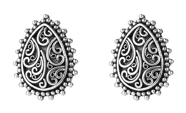 wanderlust pear earring
